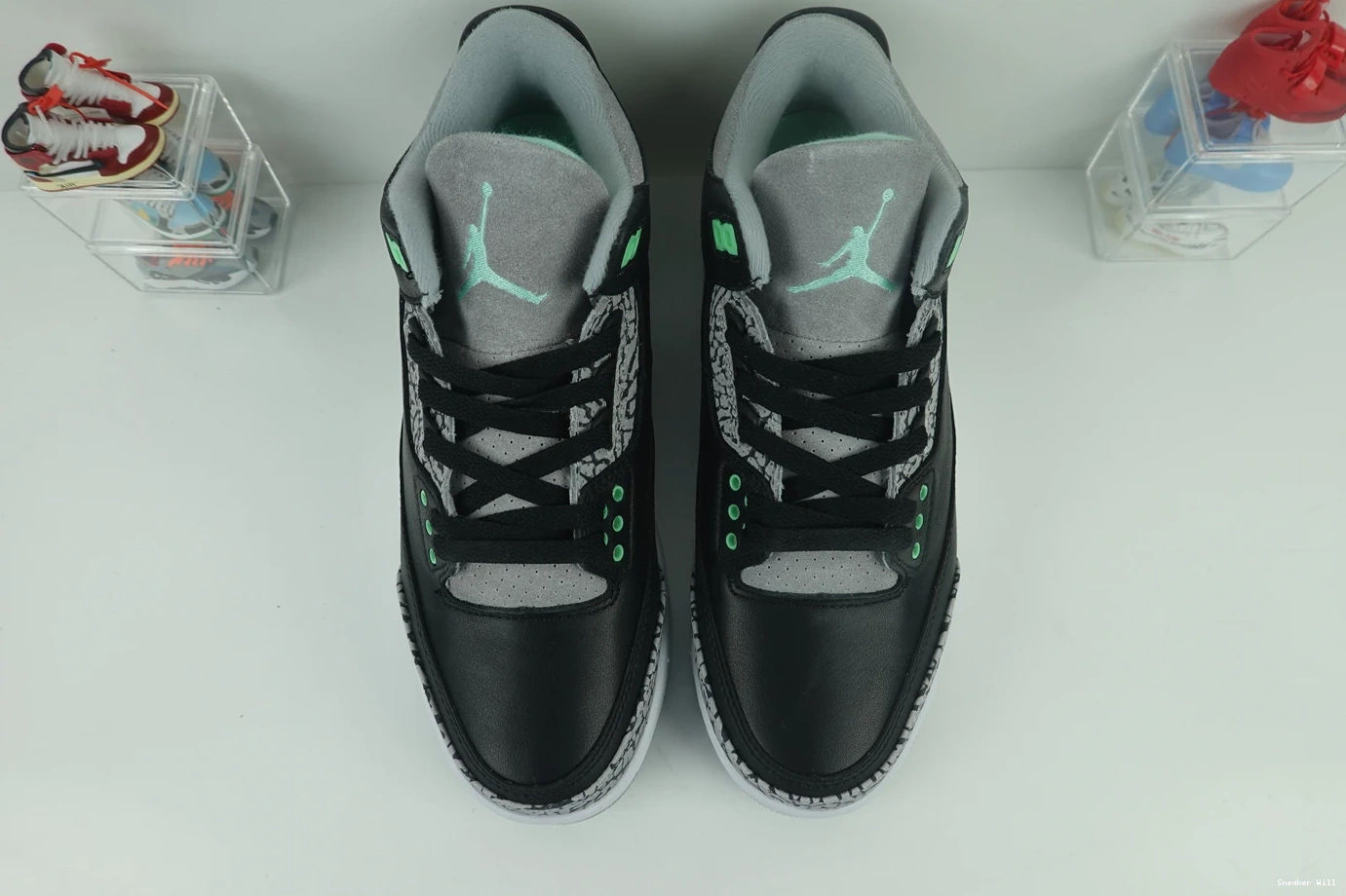 Air GOAT Glow 7237 717 Jordan 3 DailyWear Green 0617